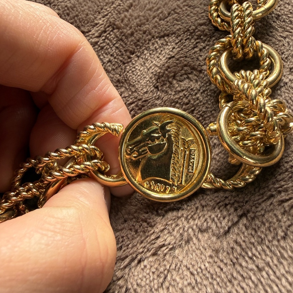✨ Monet Big Gold Chain Necklace – Statement Piece! ✨